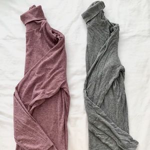 Long sleeve turtle neck